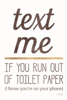 Text Me Fine Art Print