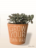 Succulent Grow Your Own Way Fine Art Print