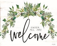 Enter All Are Welcome Fine Art Print