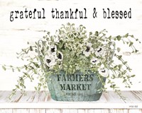 Grateful Thankful & Blessed Fine Art Print