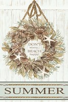 Summer Beach Wreath Fine Art Print