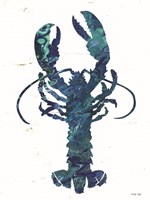 Bright Lobster Blue Fine Art Print