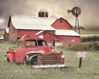 Old Farmer's Market Fine Art Print