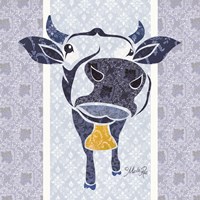 Bluebell the Cow Framed Print