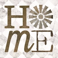 Home with Windmill III Fine Art Print