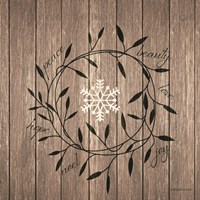 Word Wreath Fine Art Print