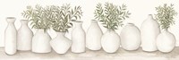 White Vases Still Life Fine Art Print