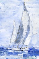 Blue Sails II Framed Print