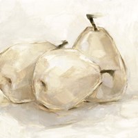 White Pear Study II Fine Art Print
