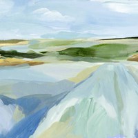 Sky Blue Fields I Fine Art Print