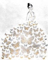 Fluttering Gown I Fine Art Print