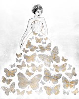 Fluttering Gown II Fine Art Print