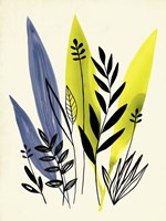 Dancing Leaf Collage I Fine Art Print