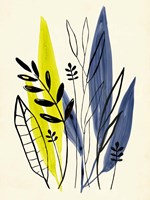 Dancing Leaf Collage II Fine Art Print