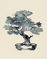 Indigo Bonsai III Fine Art Print