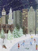 Christmas in the City I Fine Art Print