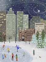 Christmas in the City II Fine Art Print