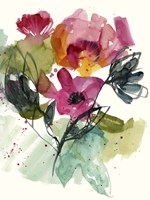 Flower Party II Framed Print