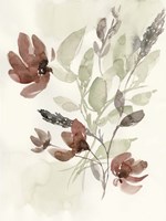 Dusty Flower Composition II Fine Art Print