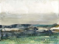 Aqua Hills I Fine Art Print