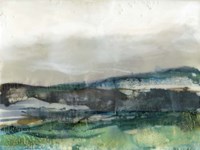 Aqua Hills II Fine Art Print