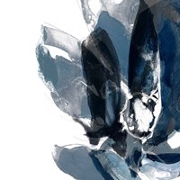 Blue Exclusion IV Framed Print