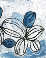 Blue Lanterns IV Framed Print