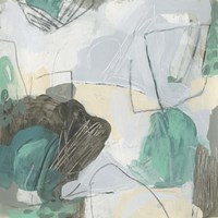 Aqua Puzzle I Fine Art Print