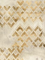 Deco Pattern in Cream II Fine Art Print