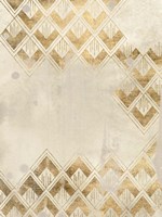 Deco Pattern in Cream III Fine Art Print