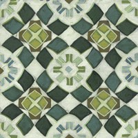 Palm Piazza Tile II Fine Art Print