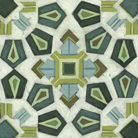 Palm Piazza Tile III Fine Art Print