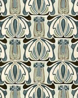 Deco Parlor Pattern I Fine Art Print