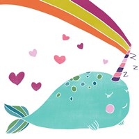 Happy Narwals III Fine Art Print