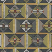 Ochre Tapestry I Fine Art Print