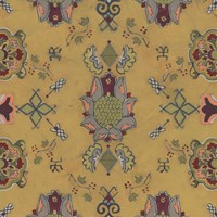 Ochre Tapestry II Fine Art Print
