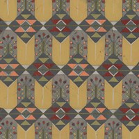 Ochre Tapestry III Fine Art Print