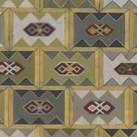 Ochre Tapestry IX Fine Art Print
