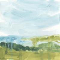 Landscape Flow I Framed Print