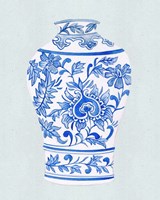 Qing Vase II Framed Print