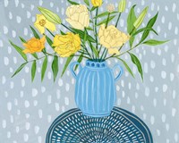 Flowers in Vase I Fine Art Print