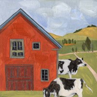 House in the Field I Fine Art Print