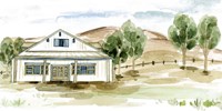 Farmhouse Landscape I Fine Art Print