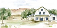 Farmhouse Landscape II Fine Art Print