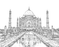 India in Black & White II Fine Art Print