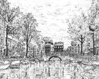 European Vacation in B&W II Fine Art Print