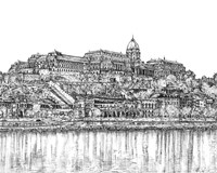 European Vacation in B&W III Fine Art Print