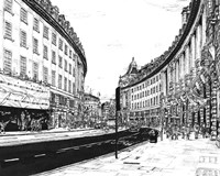 European Vacation in B&W IV Fine Art Print