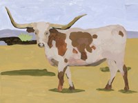 Longhorn Cattle I Fine Art Print