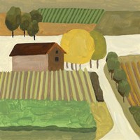 The Hill Village II Fine Art Print